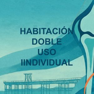 Habitación doble uso individual en AD